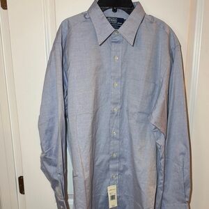 Polo by Ralph Lauren Men's Light Blue Dress Shirt Size 16 1/2